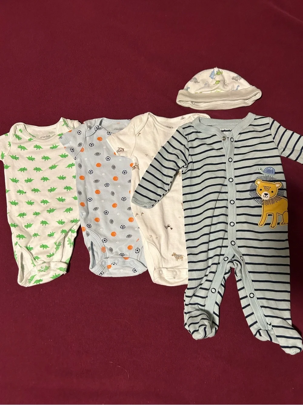 Carter’s Baby Boy Bundle 0-3 and 3 Months